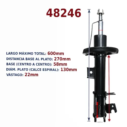 AMORTIGUADOR DEL DER BYD E2-YUAN PRO