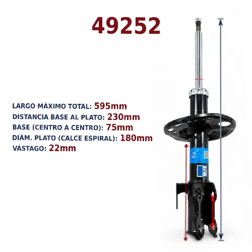 AMORTIGUADOR DEL DER BYD E5
