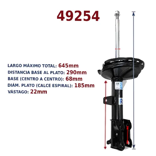 AMORTIGUADOR TRA DER BYD E5