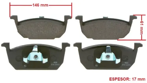 PASTILLAS DEL VW T-CROSS-NIVUS 20 BREMSI