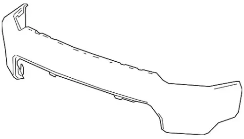PARAGOLPE DEL GM SILVERADO 23 C/AGUJ SENS