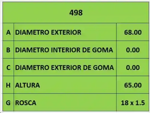 FILTRO ACEITE 18 x 1.5 GM-DFM-GONOW (PH1104)