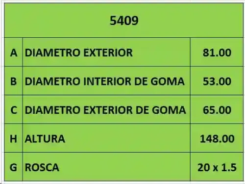 FILTRO ACEITE 20 x 1.5 KIA (PH5139)