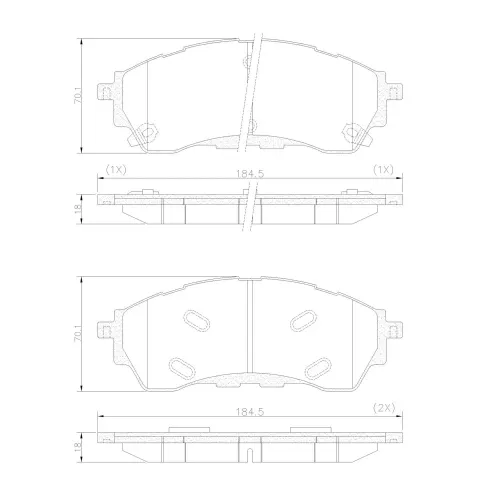 PASTILLAS DEL FORD RANGER 23 BREMSI