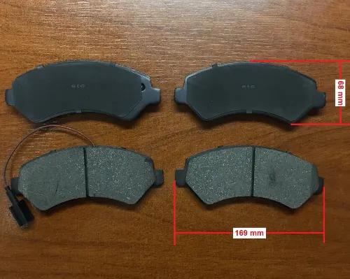 PASTILLAS DEL PEUGEOT BOXER 12 (169mm) BREMSI