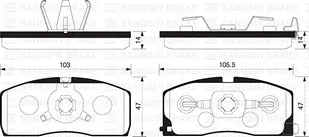 PASTILLAS DEL DAIHATSU CHARADE 90