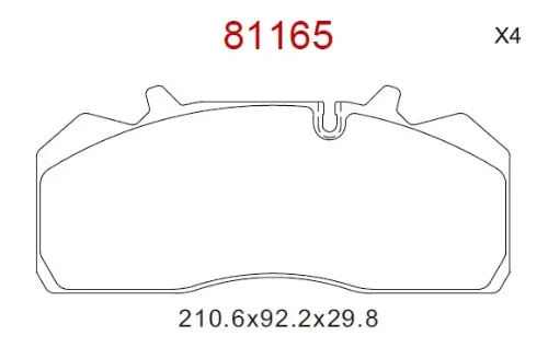 PASTILLAS DEL VOLVO VM 17 240 VM210 VM 23210 VM260