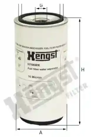 FILTRO COMBUSTIBLE SEPARADOR VW (WK10002)