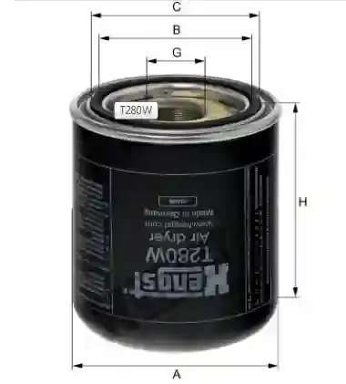 FILTRO SECADOR AIRE APU MB-IV-VOLVO (AD27747)