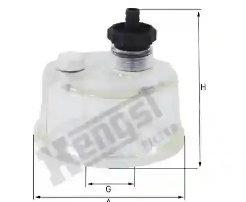 VASO FILTRO SEPARADOR DE AGUA