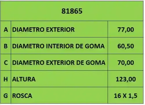 FILTRO UREA 16 x1.5 (AS2474)