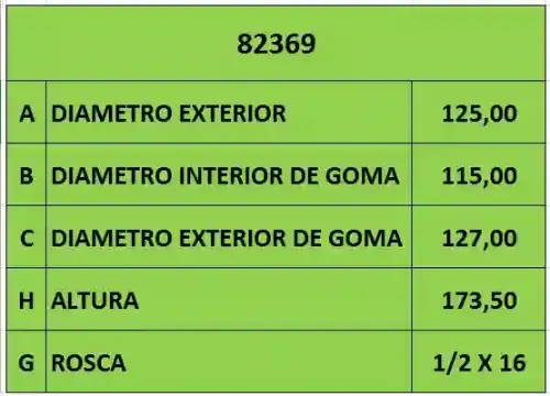 FILTRO HIDRAULICO «1.1/2 x 16 JOHN DEERE (HF6725)