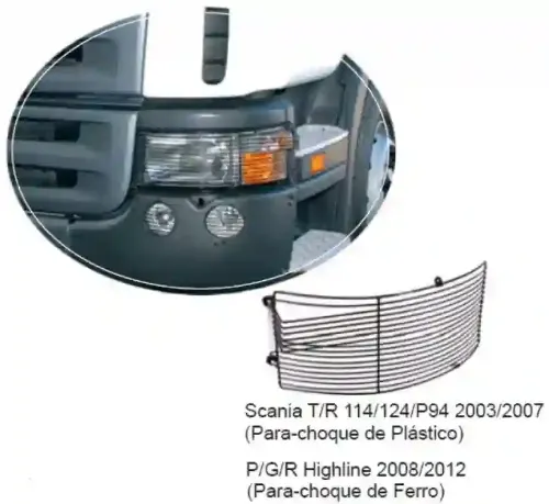 PROTECTOR SEMIOPTICA SCANIA 2003-2012 (KIT DE 2)