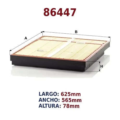 FILTRO AIRE MB AXOR 2628 (AF27816)