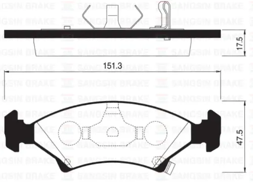 PASTILLAS DEL FIAT PALIO-KIA BREMSI