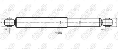 AMORTIGUADOR TRA DAIHATSU CUORE 91-94 BREME
